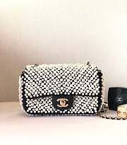 Chanel Flap Pearl Bag 20cm   - 1