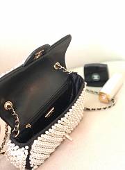 Chanel Flap Pearl Bag 20cm   - 4