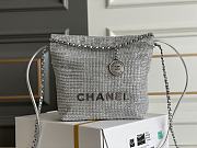 Bagsaaa Chanel 22 Tote Mini Silver - 19-20-6cm - 1