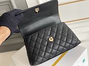 Bagsaaa Chanel Coco Handle Black Bag - 24x14x10cm - 4