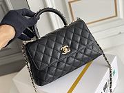 Bagsaaa Chanel Coco Handle Black Bag - 24x14x10cm - 3