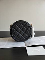 	 Bagsaaa Chanel Around CC Filigree Black - 12cm - 2