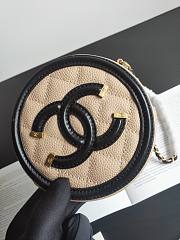 	 Bagsaaa Chanel Around CC Filigree Beige - 12cm - 3