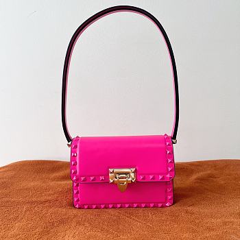 	 Bagsaaa Valentino Garavani Rockstud Shoulder Pink Bag - 18.5x12x8cm