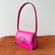 	 Bagsaaa Valentino Garavani Rockstud Shoulder Pink Bag - 18.5x12x8cm - 2