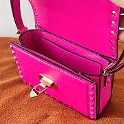 	 Bagsaaa Valentino Garavani Rockstud Shoulder Pink Bag - 18.5x12x8cm - 3