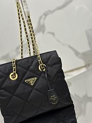 Bagsaaa Prada Re-Nylon tote black bag - 25x19x7cm - 5