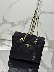 Bagsaaa Prada Re-Nylon tote black bag - 25x19x7cm - 3