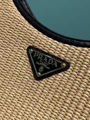 Bagsaaa Prada Fabric and leather shoulder black/tan bag - 26x17x4.5cm - 3