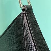 Bagsaaa Prada Hobo Saffiano Black Bag - 18.5x4x30cm - 5