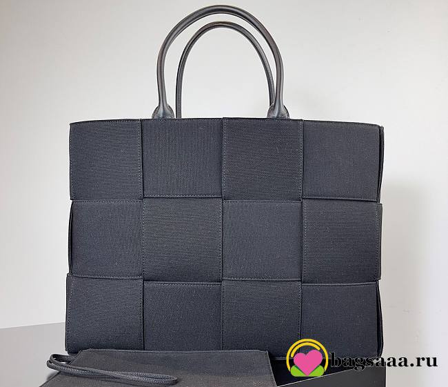 	 Bagsaaa Arco Tote Black Bag - 47x13x33cm - 1