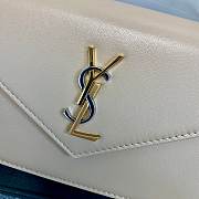 	 Bagsaaa YSL Cassandra Shoulder Cream Bag - 19x12.5x3.5cm  - 2