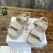Bagsaaa Dior act sandal lambskin leather beige - 1