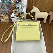 	 Bagsaaa Hermes Kelly Kelly Light Yellow 25cm - 1