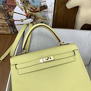 	 Bagsaaa Hermes Kelly Kelly Light Yellow 25cm - 3