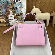 Bagsaaa Hermes Kelly Lizzard Pink Leather - 25cm - 6