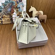Bagsaaa Hermes Kelly Ostrich Leather - 25cm - 4