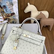 Bagsaaa Hermes Kelly Ostrich Leather - 25cm - 6