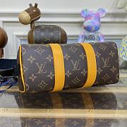 Bagsaaa Louis Vuitton Keepall Bandoulière 25 Monogram Macassa - 25 x 15 x 11cm - 6