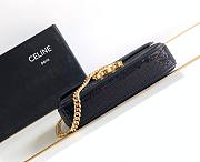 	 Bagsaaa Celine Chain Shoulder Bag Triomphe in black - 20.5 X 10.5 X 4 - 6