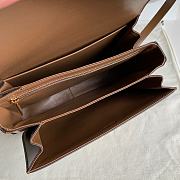 	 Bagsaaa Celine Classique Triomphe In shiny Calfskin Leather Brown - 25 X 18 X 7.5 cm - 3