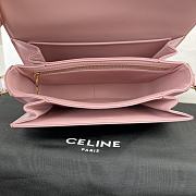 Bagsaaa Celine Classique Triomphe In shiny Calfskin Leather Pink - 22.5 X 16.5 X 7.5 cm - 6