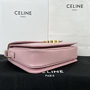 Bagsaaa Celine Classique Triomphe In shiny Calfskin Leather Pink - 22.5 X 16.5 X 7.5 cm - 5