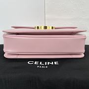 Bagsaaa Celine Classique Triomphe In shiny Calfskin Leather Pink - 22.5 X 16.5 X 7.5 cm - 4