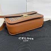 Bagsaaa Celine Classique Triomphe Textile Brown - 22.5 X 16.5 X 7.5 cm - 6