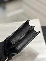 Bagsaaa Chanel Small Lambskin Flap Black Bag - 12.5x9.5x3.5cm  - 2