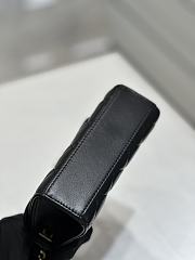	 Bagsaaa Chanel Small Lambskin Flap Black Bag - 11.5x14.5x5.5cm - 6