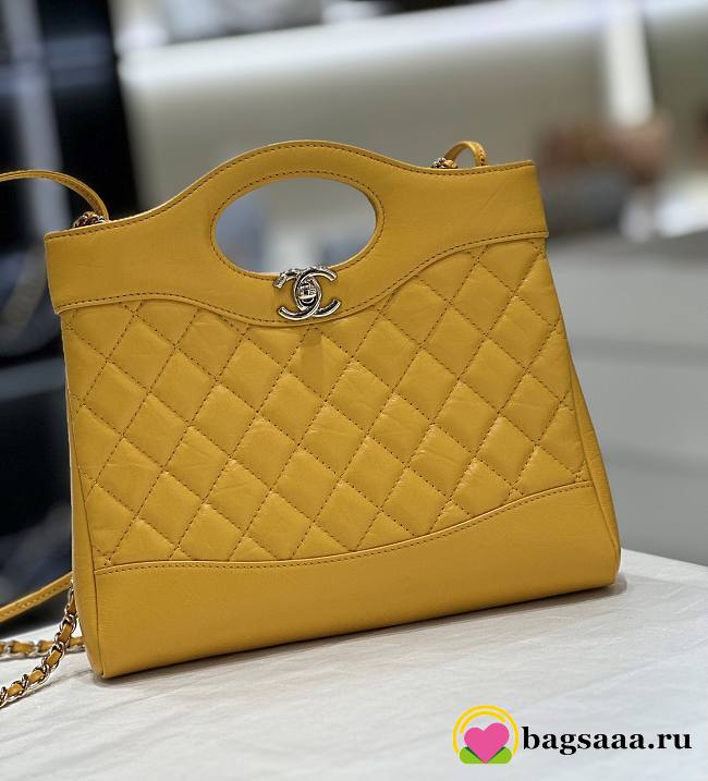 	 Bagsaaa Chanel 31 Shopping Yellow - 22*23*5.5cm - 1