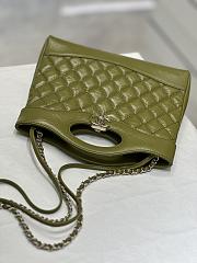 	 Bagsaaa Chanel 31 Shopping Green - 22*23*5.5cm - 6