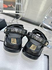 Bagsaaa Chanel Sandals Lambskin Leather Black - 4