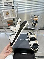 	 Bagsaaa Chanel Sandals Lambskin Leather White - 4