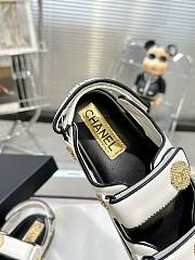 	 Bagsaaa Chanel Sandals Lambskin Leather White - 5