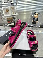 	 Bagsaaa Chanel Sandals Lambskin Leather Pink - 6