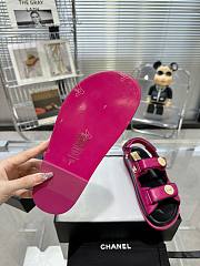 	 Bagsaaa Chanel Sandals Lambskin Leather Pink - 5