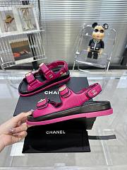 	 Bagsaaa Chanel Sandals Lambskin Leather Pink - 2