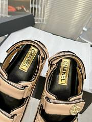 	 Bagsaaa Chanel Sandals Lambskin Leather Beige - 2