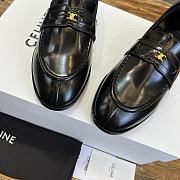 Bagsaaa Celine Black Loafers With Triomphe Logo - 2