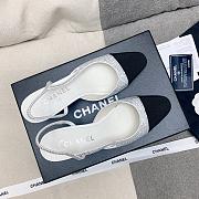 	 Bagsaaa Chanel Mary Jane Crystal White Shoes 6.5 cm - 5