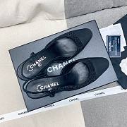 	 Bagsaaa Chanel Mary Jane Crystal Black Shoes 6.5 cm - 6