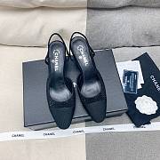 	 Bagsaaa Chanel Mary Jane Crystal Black Shoes 6.5 cm - 3