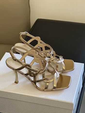 Bagsaaa Dior Gold Heels