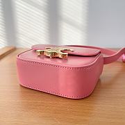 	 Bagsaaa Celine Mini Triomphe Pink Bag - 11x8x4cm - 6