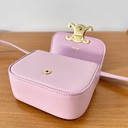 	 Bagsaaa Celine Mini Triomphe Light Pink Bag - 11x8x4cm - 6
