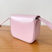 	 Bagsaaa Celine Mini Triomphe Light Pink Bag - 11x8x4cm - 5