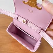 	 Bagsaaa Celine Mini Triomphe Light Pink Bag - 11x8x4cm - 2