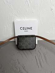 	 Bagsaaa Celine Mini Triomphe Black Bag - 11x8x4cm - 4